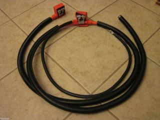Ford Powerstroke IDI 123 Positive Dual Battery Cable Diesel Truck 7 3