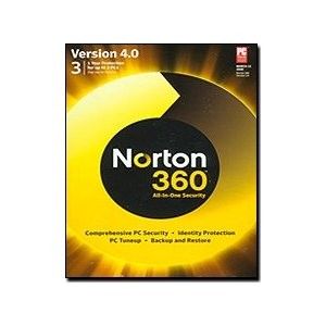  SEALED Norton 360 4.0 All In One Security Protection For Up To 3 PCs