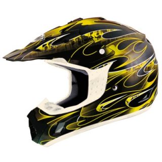 THH TX 12 Ignite Black Yellow Full Face Dirt Bike Motorcross Racing