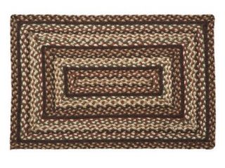 New from IHF in The Woods Jute Braided Rectangle Area Accent Rug