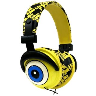 iHip SBF10276 Nickelodeon SpongeBob DJ Style Headphones Yellow Black