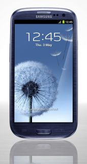 Samsung Galaxy S3 s III GT i9300 Pebble Blue Factory Unlocked