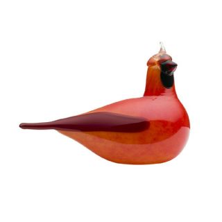 Iittala Oiva Toikka Art Glass Bird Cardinal New