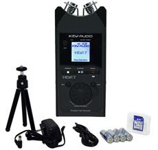 Ikey Audio HDR7 Portable Digital Field Recorder 2 Mics