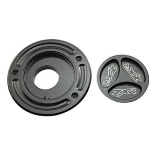 EUR € 39.27   Cap motocicleta para KAWASAKI Gas (prata / preto