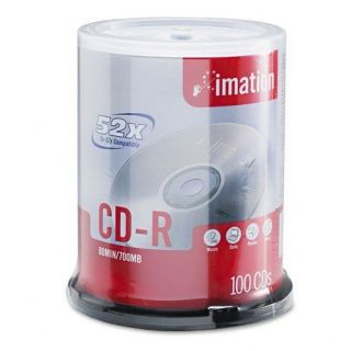 Imation 52x CD R 100 Pack Spindle