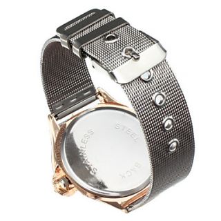 USD $ 7.89   Unisexs Steel Analog Quartz Wrist Watch (Silver),