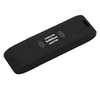 USD $ 10.99   Ultra Wireless USB Adapter (802.11b, g, n, 54 Mbps