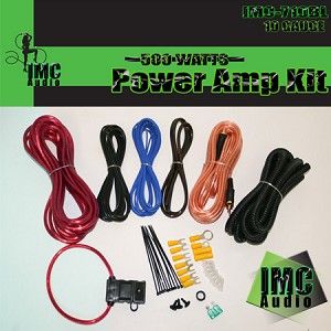 10 Gauge Amp Kit for Amplifier Red IMC Audio