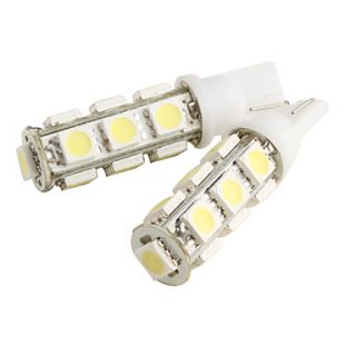 EUR € 6.15   t10 2w 13x5050 SMD wit licht led lamp voor auto (2 pack