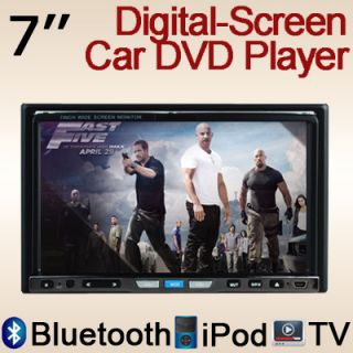 Dual 2Din in Dash Car CD DVD Player Headunit Digital LCD Bluetooth