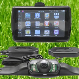 inch Car GPS Navigation Bluetooth AV in Reverse Camera 8GB World