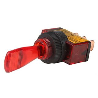 EUR € 2.20   Car Toggle Switch con rojo Indicador LED (12V