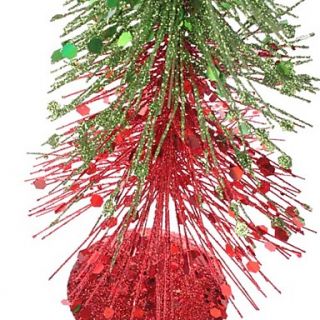 EUR € 11.58   35cm 14 Dual Color Sequin Pine Christmas Tree Desk Top