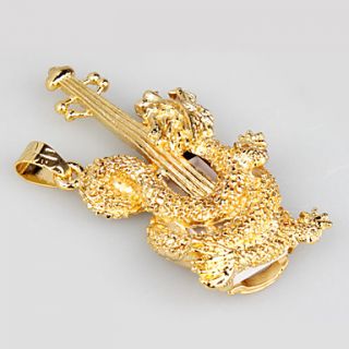 USD $ 29.69   16GB Long Dragon Style USB Flash Drive Necklace (Gold