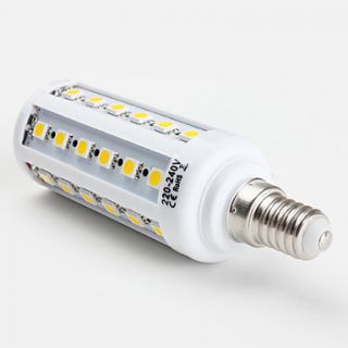 E14 SMD 5050 44led 550lm 7,5 W warmweiß Mais Glühbirnen (220 240V)