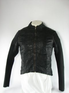 Improvd Asymmetrical Leather Jacket Womens M $658