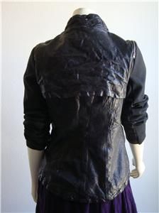 1285 New Improvd Liz Lamb Leather Moto Jacket Size S