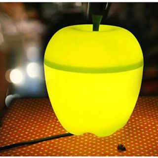 USD $ 18.49   Mini Apple Shaped Green Light Desktop Decoration Lamp
