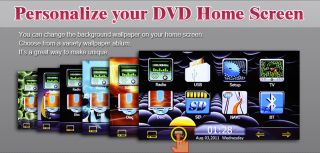 DIN in Dash Car Radio DVD Player GPS Navigation System Pip iPod