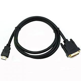 USD $ 16.99   Gold Plated HDMI to DVI(24+1) Cable (2m),