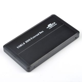 IDE Hard Drive Disk HDD External Black Case Enclosure Box USB 2 0