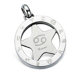 EUR € 11.49   Mode Titan Stahl Sternzeichen Krebs Halskette (pss25