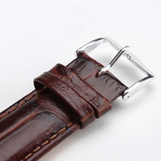 USD $ 2.89   Unisex Genuine Leather Watch Strap 22MM(Brown),