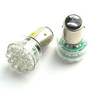 USD $ 9.89   2 Amber LED Car Bulbs with 24 LEDs Each for Indicator