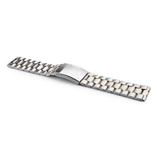 USD $ 11.49   Unisex Stainless Steel Watch Band 22MM (Silver),