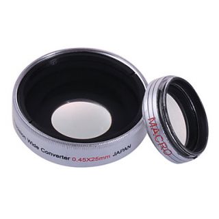 EUR € 28.79   futin 25mm macro wide angle/0.45x aluminio apego lente