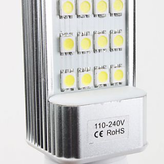 G24 24x5050 3.5W SMD 250 5500 6500k 300lm lampadina LED a luce bianca