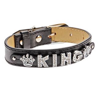 EUR € 7.72   Justerbar Rhinestone Kong Style Collar til hunde (Hals