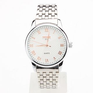 EUR € 23.54   paar stijl unisex staal analoog quartz horloge (zilver