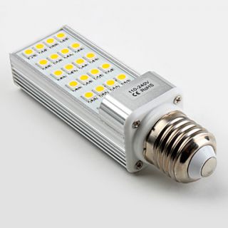 e27 5050 SMD 24 250 led 300lm lâmpada luz branca quente (110 240V, 3