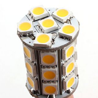 g4 5w 27x5050 SMD 400 450lm 3000 3500K branco quente lâmpada de milho