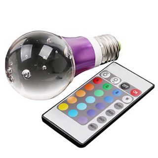 EUR € 39.83   e27 5w 325lm rgb Lichtkristall led ball (110 240V