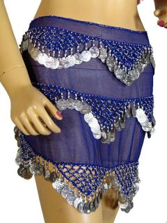  Belly dance Ready to Wear Hip Scarf from India, Waist  max 32