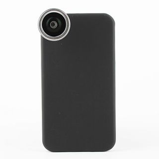 USD $ 28.99   0.28x Fish Eye Thread Lens with Back Case for iPhone 4