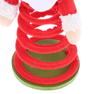 30 cm Molla 12 maglia cappello di Babbo Natale Ornamenti Desk Top