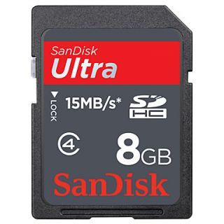 USD $ 29.99   8GB SanDisk SDHC Memory Card,