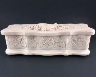Incolay Stone Carved Jewelry Music Box Wedding Song