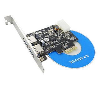USD $ 34.99   PCI E to USB expansion Card For PC,
