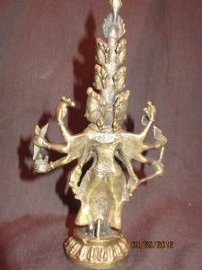 Antique Bronze Hindi Hindu Indian Deity God Statues Shiva Hanuman 7