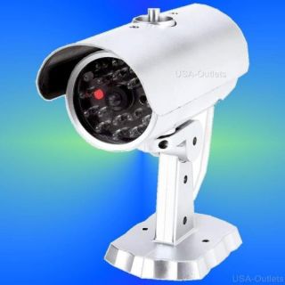 Indoor Outdoor Security Video Fake Dummy Camera w/ LED Light Motion