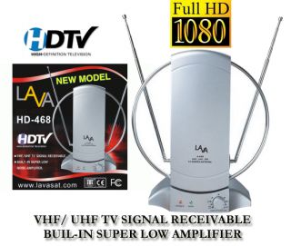 50 Mile Digital Indoor TV Antenna HDTV DTV HD VHF UHF