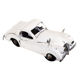 USD $ 38.89   Retro Metal Sedan Model(White),