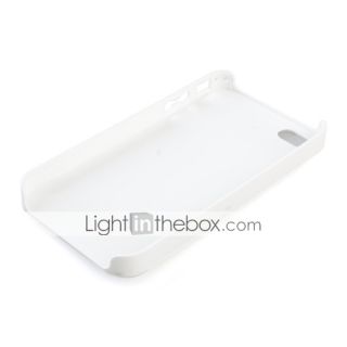 USD $ 5.39   Lovers Protective PVC Case Cover for IPhone4(white),