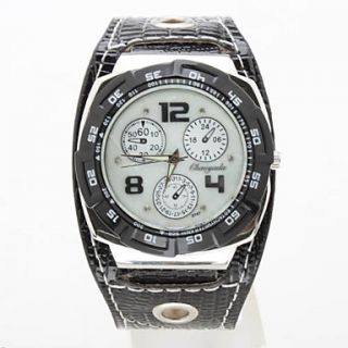 EUR € 6.43   unisex s pu analog quartz armbåndsur (assorterede