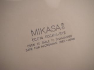 Mikasa BABY INFANT FEEDING DISHES SET Cup Bowl Plate. Excellent
